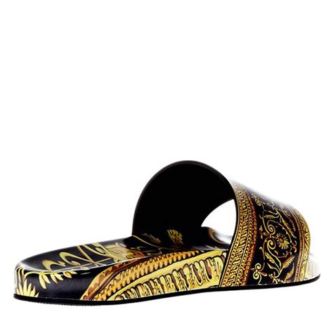 versace shoes with gold in front for men|Versace shoes clearance.